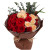 甜蜜爱情－－红玫瑰11枝，香槟玫瑰8枝，火炬3枝