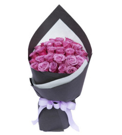 甜蜜的忧伤--紫玫瑰36枝