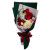恒久不变－－红玫瑰19枝，白色紫罗兰5枝，白色绣球1枝