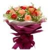 拾珍珠－－红康乃馨9枝，粉色玫瑰12枝