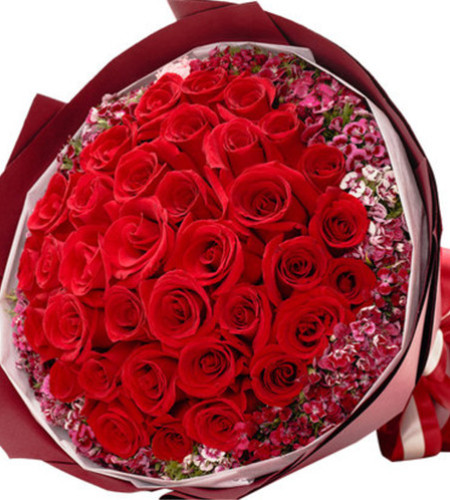 爱情降临--红玫瑰33枝