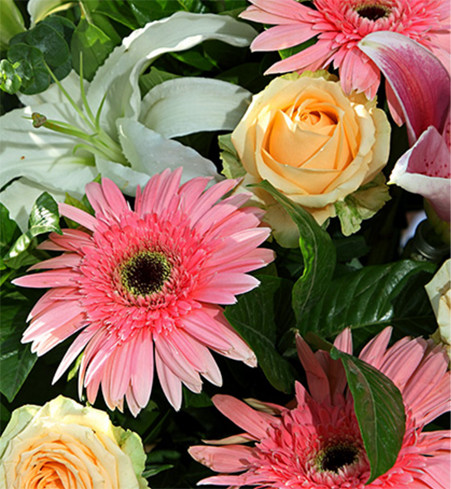 雄心壮志--四面观花架,豪华开业花篮