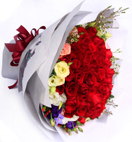 LOVE YOU--红玫瑰99枝