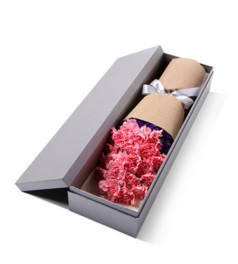 挂念--精品康乃馨礼盒：粉色康乃馨19枝