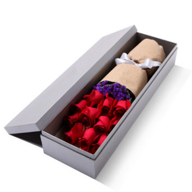 爱无止境--精品玫瑰礼盒,红玫瑰11枝