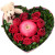 圣诞花盒A－9枝红玫瑰＋1个红苹果＋1个公仔